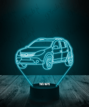 Lampka LED 3D Plexido Samochód Auto Dacia - 2