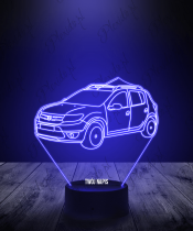 Lampka LED 3D Plexido Środek Transportu Dacia - 3