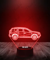Lampka LED 3D Plexido Pojazd Dacia - 1