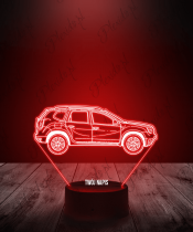 Lampka LED 3D Plexido Pojazd Dacia - 1