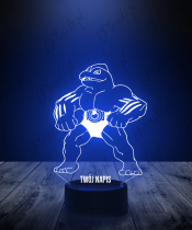 Lampka LED 3D Plexido Pokemon Machoke - 1