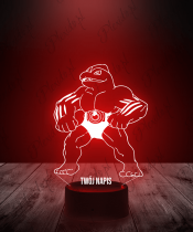 Lampka LED 3D Plexido Pokemon Machoke - 2