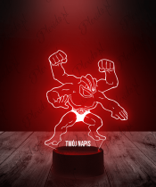 Lampka LED 3D Plexido Pokemon Machamp - 1