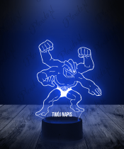 Lampka LED 3D Plexido Pokemon Machamp - 3