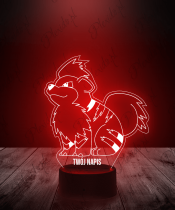 Lampka LED 3D Plexido Pokemon Growlithe - 1