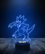 Lampka LED 3D Plexido Pokemon Golduck - 1