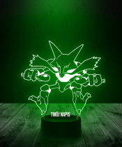 Lampka LED 3D Plexido Pokemon Alakazam - 1