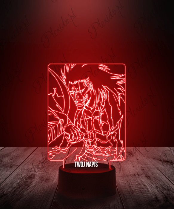 Lampka LED 3D Plexido Bleach Kenpachi Zaraki