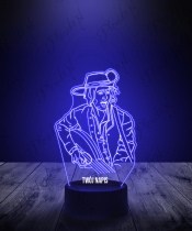 Lampka LED 3D Plexido Wiedźmin Jaskier Dandelion