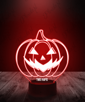 Lampka LED 3D Plexido Dekoracja Halloweenowa Dynia