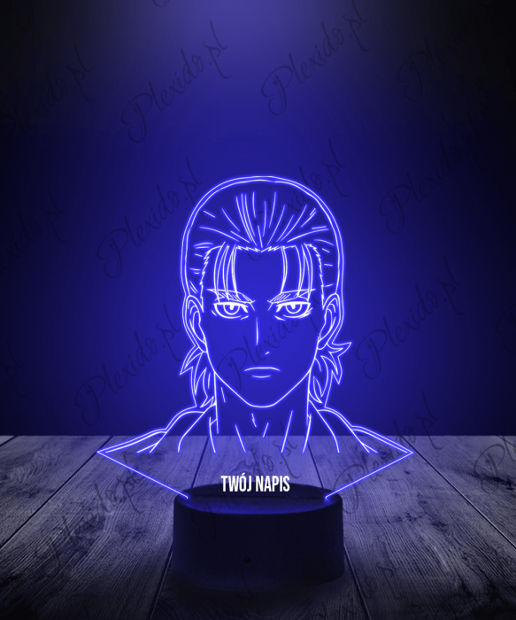 Lampka LED 3D Plexido Atak Tytanów Eren Yaeger