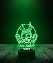 Lampka LED 3D Plexido Raper Bad Bunny