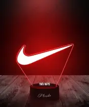 Lampka LED 3D Plexido Air Jordan Nike Logotyp - 3