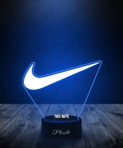 Lampka LED 3D Plexido Air Jordan Nike Logotyp