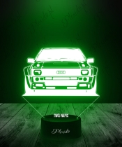 Lampka LED 3D Plexido Samochód Audi Sport
