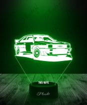 Lampka LED 3D Plexido Samochód Audi S RS