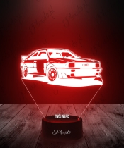 Lampka LED 3D Plexido Samochód Audi S RS - 3