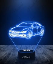 Lampka LED 3D Plexido Samochód Audi RS7 - 1