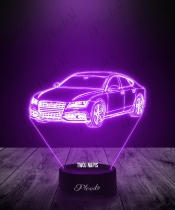 Lampka LED 3D Plexido Samochód Audi RS7