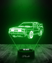 Lampka LED 3D Plexido Samochód Audi RS1985 - 1