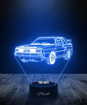 Lampka LED 3D Plexido Samochód Audi RS1985 - 2