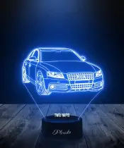 Lampka LED 3D Plexido Samochód Audi A4 B8 - 3