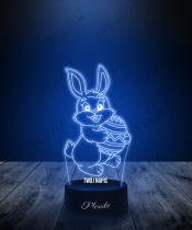Lampka LED 3D Plexido Wielkanocny Zajączek