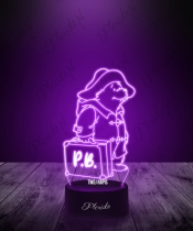 Lampka LED 3D Plexido Bajka Miś Paddington - 2