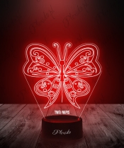 Lampka LED 3D Plexido Motyl - 2