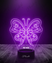 Lampka LED 3D Plexido Motyl - 3