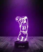 Lampka LED 3D Plexido Koszykarz NBA - 3