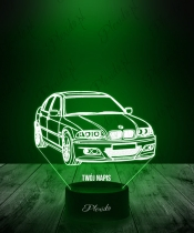 Lampka LED 3D Plexido Samochód BMW E46 M3 - 2