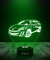 Lampka LED 3D Plexido Samochód Mazda 3 - 3