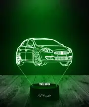 Lampka LED 3D Plexido Samochód Fiat Bravo - 1