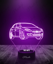 Lampka LED 3D Plexido Samochód Fiat Bravo