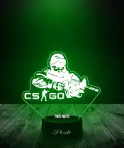 Lampka LED 3D Plexido Counter Strike CS Go - 2