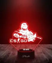 Lampka LED 3D Plexido Counter Strike CS Go - 3