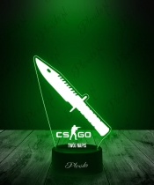 Lampka LED 3D Plexido Gaming Counter Strike BAYONET - 2