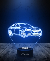 Lampka LED 3D Plexido Samochód BMW 5