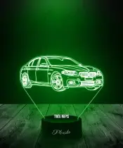 Lampka LED 3D Plexido Samochód BMW 5 - 2