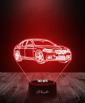 Lampka LED 3D Plexido Samochód BMW 5 - 3