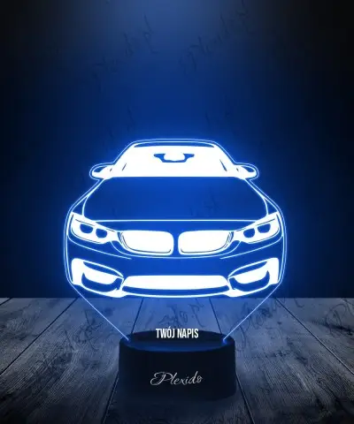 Lampka LED 3D Plexido Samochód BMW M4 F82