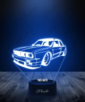 Lampka LED 3D Plexido Samochód BMW E30 M3