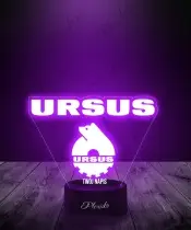 Lampka LED 3D Plexido Prezent dla Fana Rolnictwa Ursus Logo - 1