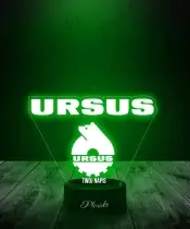 Lampka LED 3D Plexido Prezent dla Fana Rolnictwa Ursus Logo - 3