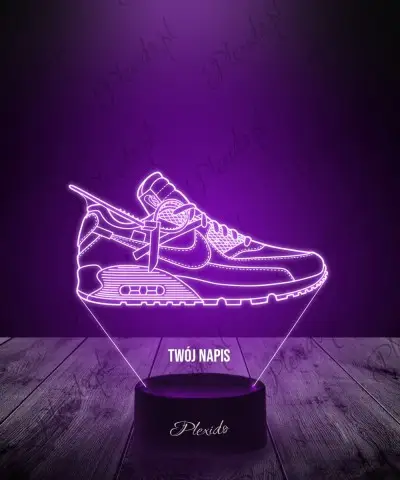 Lampka LED 3D Plexido But Sportowy Nike Air Max 90