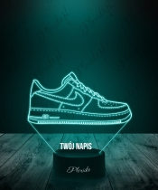 Lampka LED 3D Plexido But Sportowy Nike Force 1 - 2