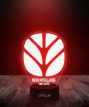 Lampka LED 3D Plexido Prezent dla Fana Rolnictwa New Holland Logo - 3