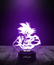 Lampka LED 3D Plexido Dla fana Anime Dragon Ball Goku - 2