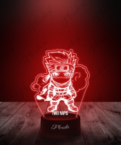 Lampka LED 3D Plexido Dla fana Anime Sharingan Kakashi Naruto